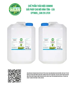 CHẾ PHẨM THẢO MỘC DOMINO GIẢI PHÁP CHO MÔ HÌNH TÔM - LÚA CPTM05_CAN 20 LITER